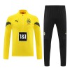 Borussia Dortmund Quarter Zip Felpe da Allenamento 2022-23 Gialla per Uomo